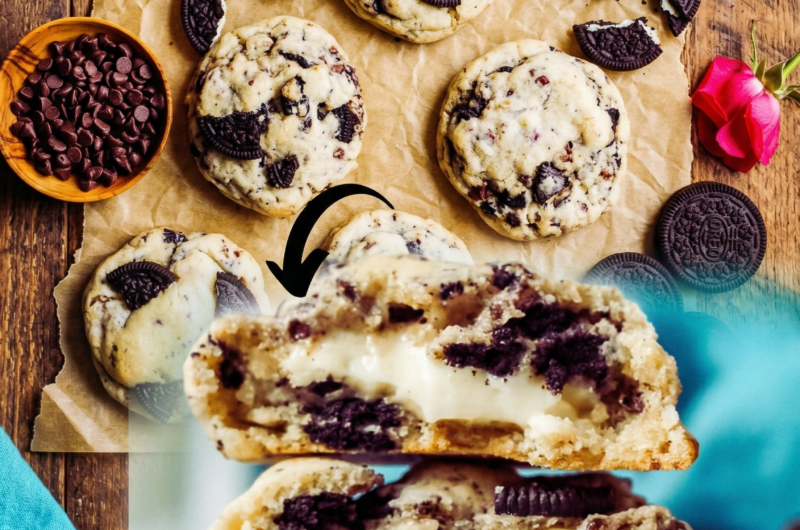 Make Bakery-Style Oreo Stuffed Cookies at Home