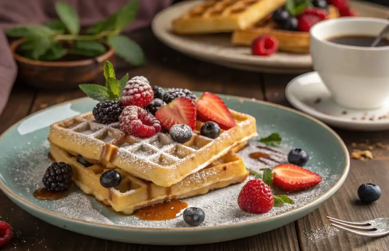 Crispy Waffles Without Milk – Easy Dairy-Free Recipe