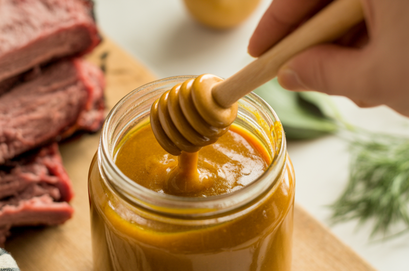 Homemade Honey Mustard Barbecue Sauce Recipe