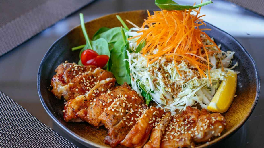 Alaskan Seiti recipe grilled fish fillet served with lemon and herbs