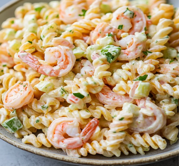 Easy Shrimp Pasta Salad Recipe 
