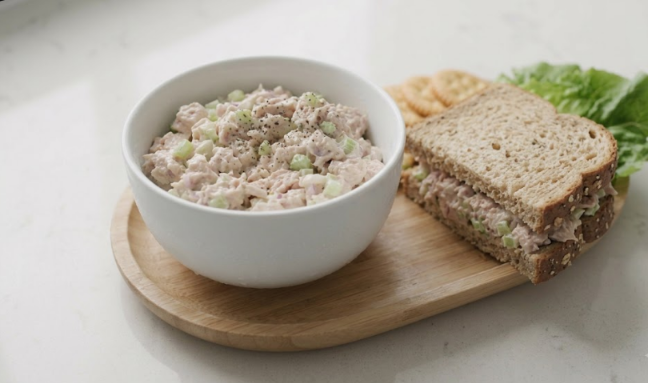 A quick and creamy classic tuna salad that makes an easy, delicious lunch.